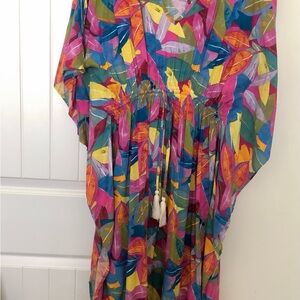 Colorful Abstract Maxi Dress by Entro